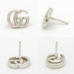 Gucci Double Studded Earrings Both Ears Flower with Mother of Pearl Inlaid in — view 5