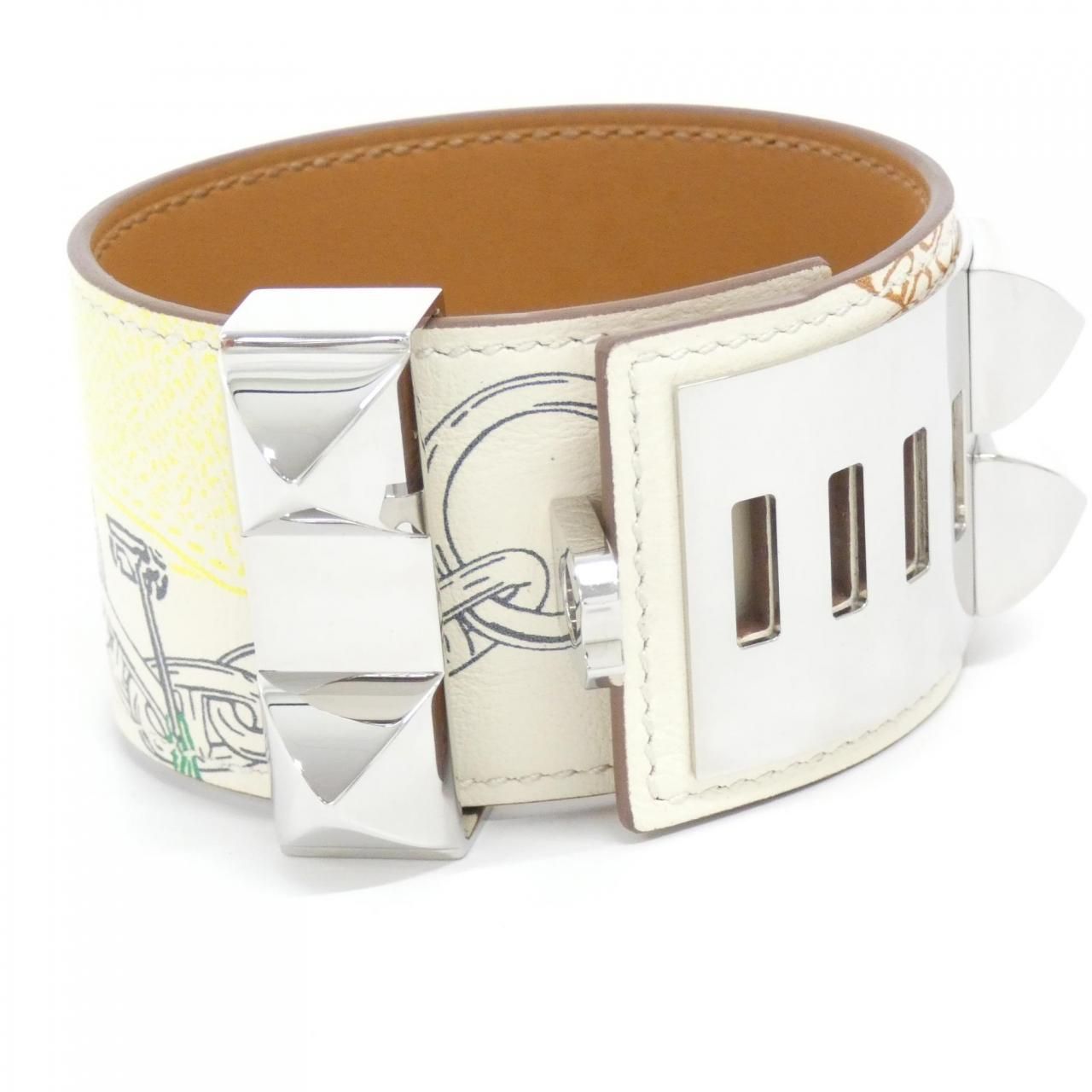 Hermes in & Out Collier de Chien Light Bracelet — view 3