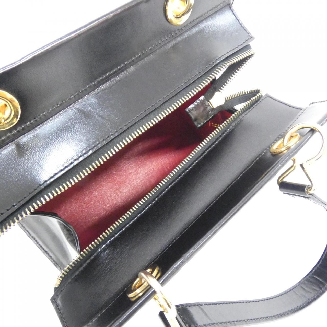 Celine Vintage Bag Handbag Black — view 8