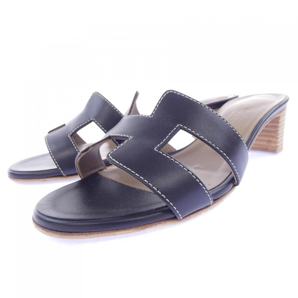 Hermes Oasis Sandals Black — view 3