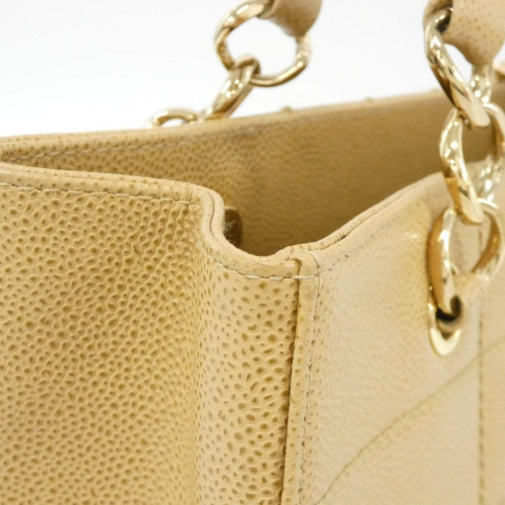 Chanel Vintage Bag Handbag Beige — view 5