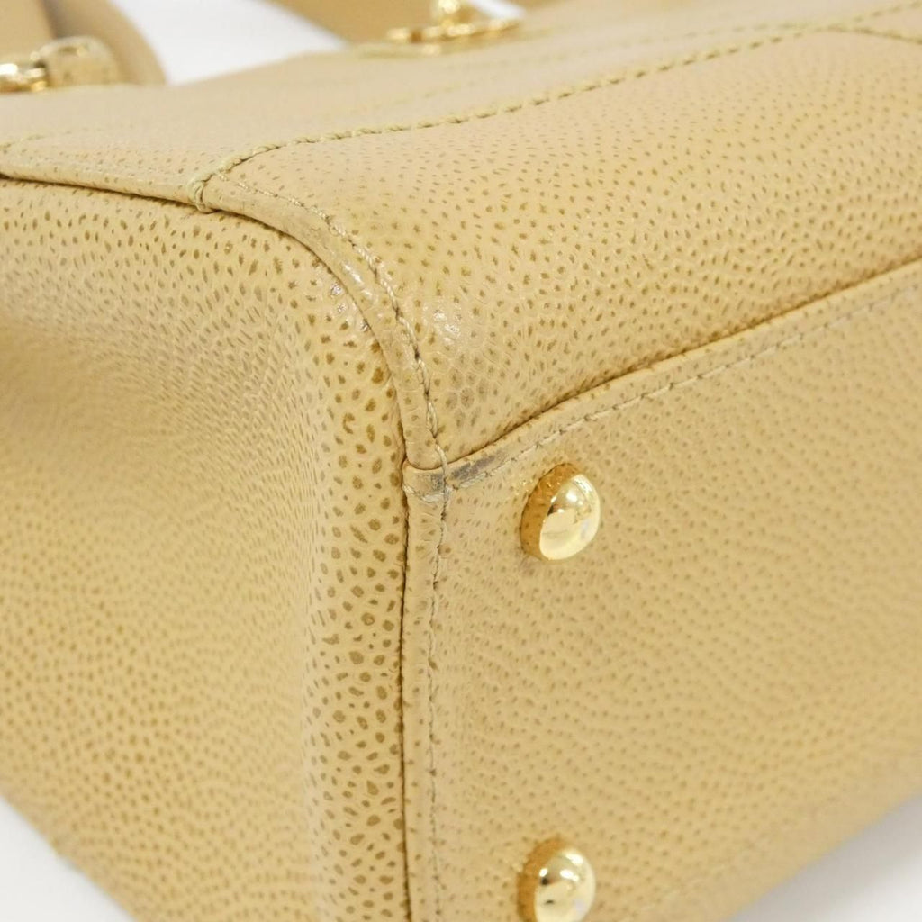 Chanel Vintage Bag Handbag Beige — view 3
