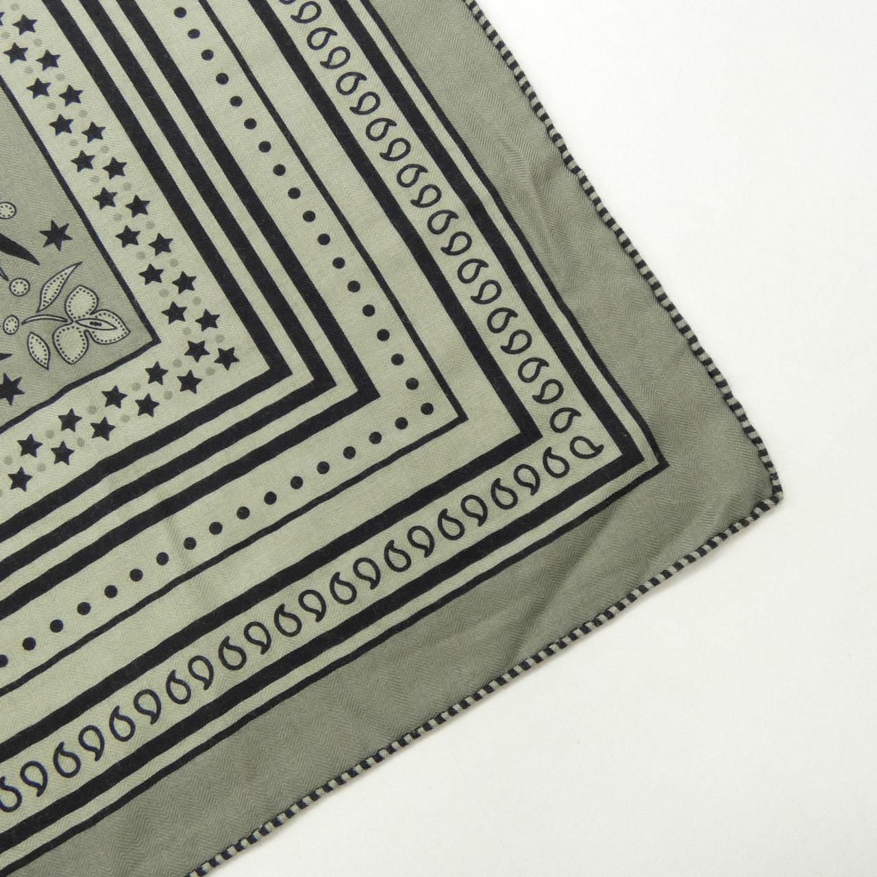 Hermes Shawl Scarf Black — view 2