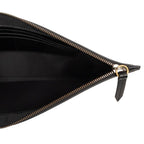 Gucci Tropical Print Clutch Black Green Leather — view 5