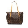 Louis Vuitton Monogram Totally Tote / Shoulder Bag Brown Leather