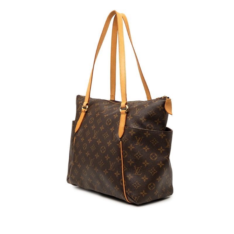 Louis Vuitton Monogram Totally Tote / Shoulder Bag Brown Leather — view 2