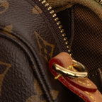 Louis Vuitton Monogram Utility Crossbody / Shoulder Bag / 2-Way Brown Leather — view 4