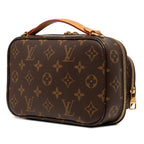 Louis Vuitton Monogram Utility Crossbody / Shoulder Bag / 2-Way Brown Leather — view 2