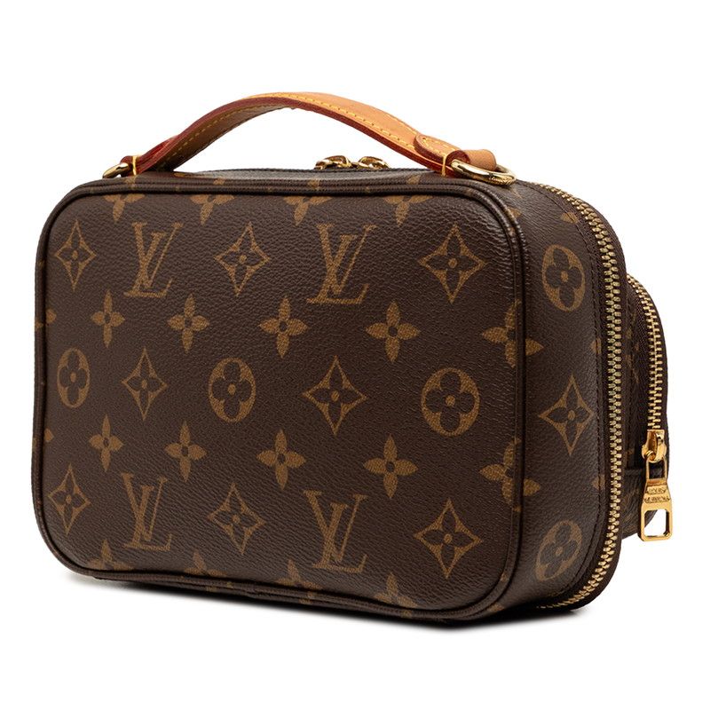 Louis Vuitton Monogram Utility Crossbody / Shoulder Bag / 2-Way Brown Leather — view 2