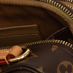 Louis Vuitton Monogram Utility Crossbody / Shoulder Bag / 2-Way Brown Leather — view 5