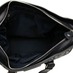 Dior Trotter Tote Navy Canvas Leather — view 4