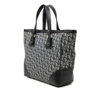 Dior Trotter Tote Navy Canvas Leather — view 2