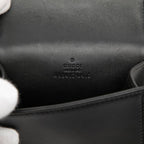 Gucci GG Marmont Waist Bag Black Gold Leather — view 5