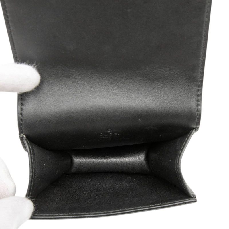 Gucci GG Marmont Waist Bag Black Gold Leather — view 4