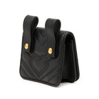 Gucci GG Marmont Waist Bag Black Gold Leather — view 2