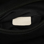 Celine Logo 2-Way Shoulder Bag Beige Leather — view 6