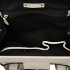 Celine Logo 2-Way Shoulder Bag Beige Leather — view 4
