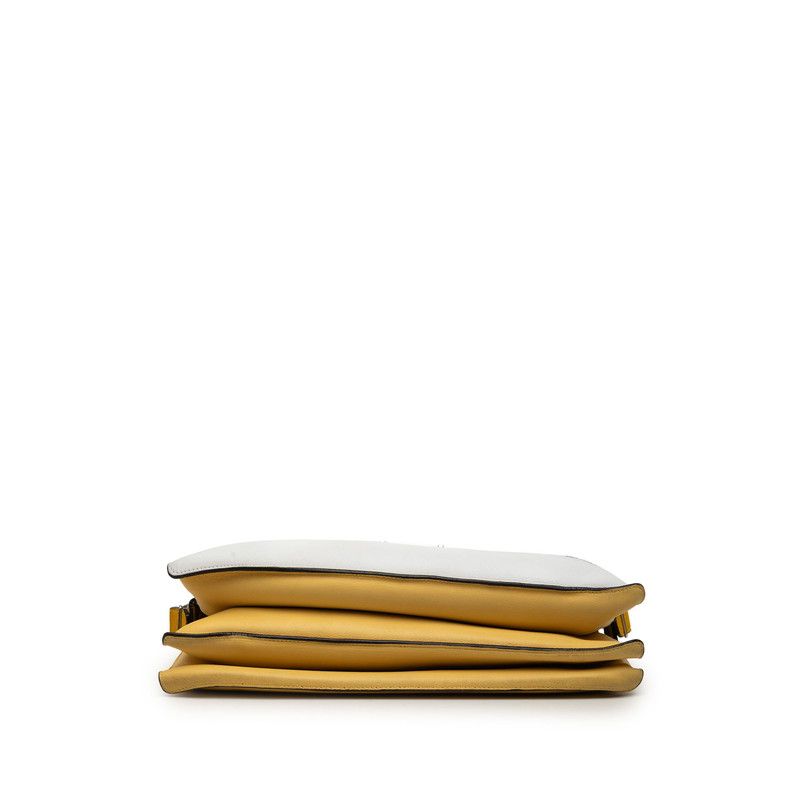 Celine Diamond Clutch Trico Color Shoulder Bag Multicolor Suede Calf Hair — view 3