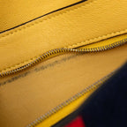Celine Diamond Clutch Trico Color Shoulder Bag Multicolor Suede Calf Hair — view 5