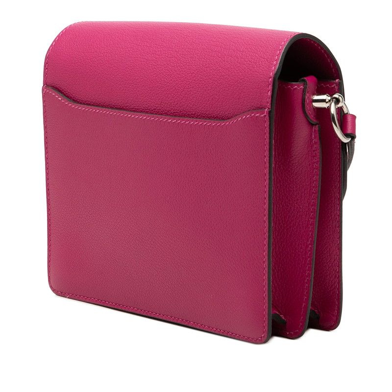 Hermes Sac Roulis Crossbody Shoulder Bag Rose Purple Color — view 2