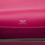 Hermes Sac Roulis Crossbody Shoulder Bag Rose Purple Color — view 5