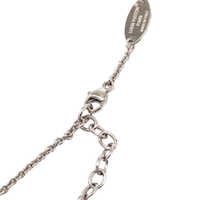 Louis Vuitton Essential Necklace Silver Metal — view 6