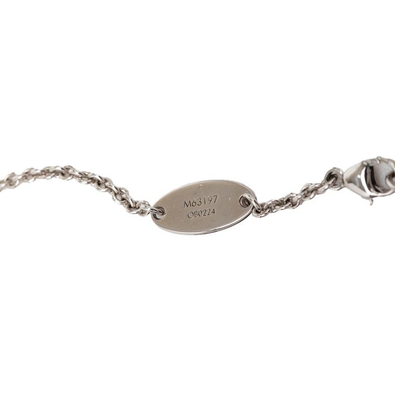 Louis Vuitton Essential Necklace Silver Metal — view 5