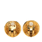 Chanel Vintage CC Logo Earrings Gold Plated — view 2