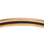 Hermes Uni Bangle Gold Pink Plated Enamel 1- Bracelet — view 4