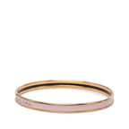 Hermes Uni Bangle Gold Pink Plated Enamel 1- Bracelet — view 2