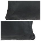 Prada Tessuto Saffiano Black Silver Nylon Leather Shoulder — view 6