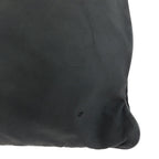 Prada Tessuto Saffiano Black Silver Nylon Leather Shoulder — view 5
