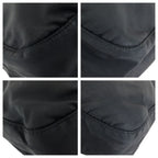 Prada Tessuto Black Silver Nylon Shoulder — view 3