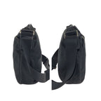 Prada Tessuto Black Silver Nylon Shoulder — view 8