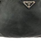 Prada Tessuto Black Silver Nylon Shoulder — view 5