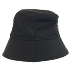 Prada Tessuto L Black Silver Nylon Bucket — view 3