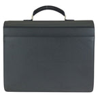 Louis Vuitton Taiga Robusto 1 Black Silver Leather Business Briefcase — view 2
