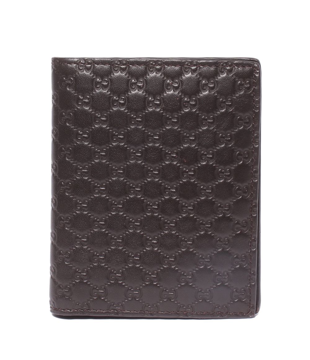 Gucci Bifold Wallet Micro Guccissima