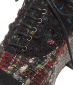 Chanel Platform Monsieur Tweed Thick Sole — view 7