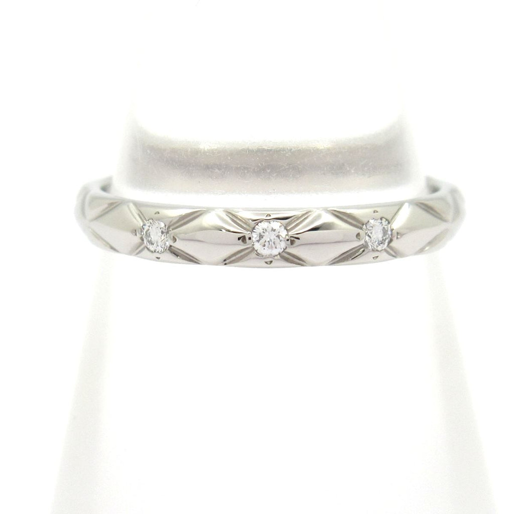 Chanel Ring 49 Quilted Diamond Baumer