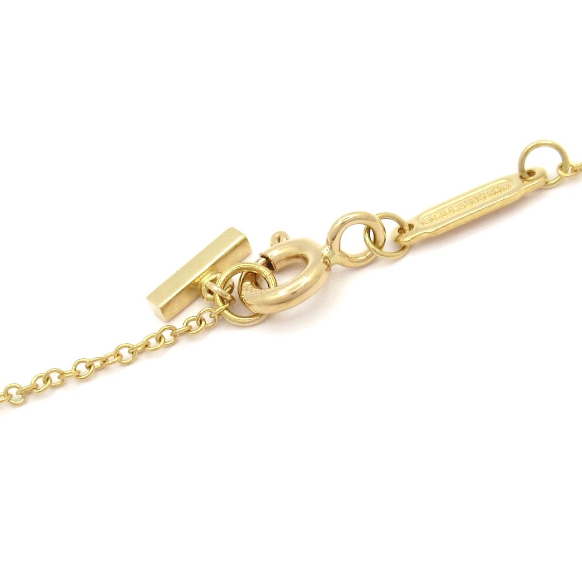 Tiffany & Co Necklace T Smile Pendant 18k Yellow Gold Diamond — view 4