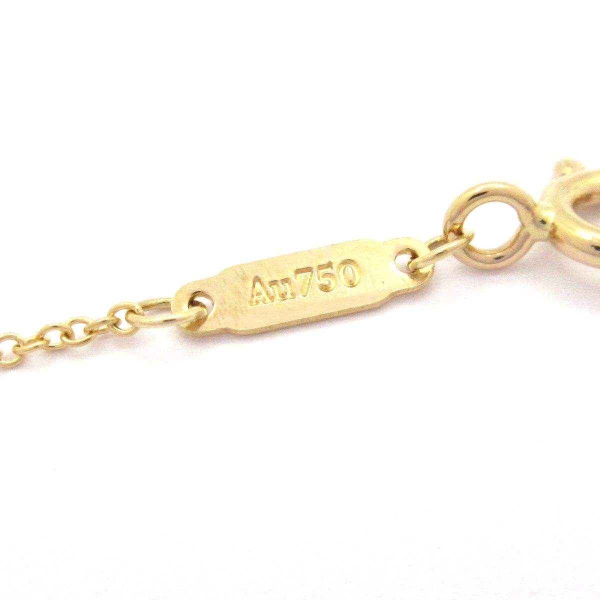 Tiffany & Co Necklace T Smile Pendant 18k Yellow Gold Diamond — view 6