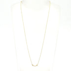 Tiffany & Co Necklace T Smile Pendant 18k Yellow Gold Diamond — view 2