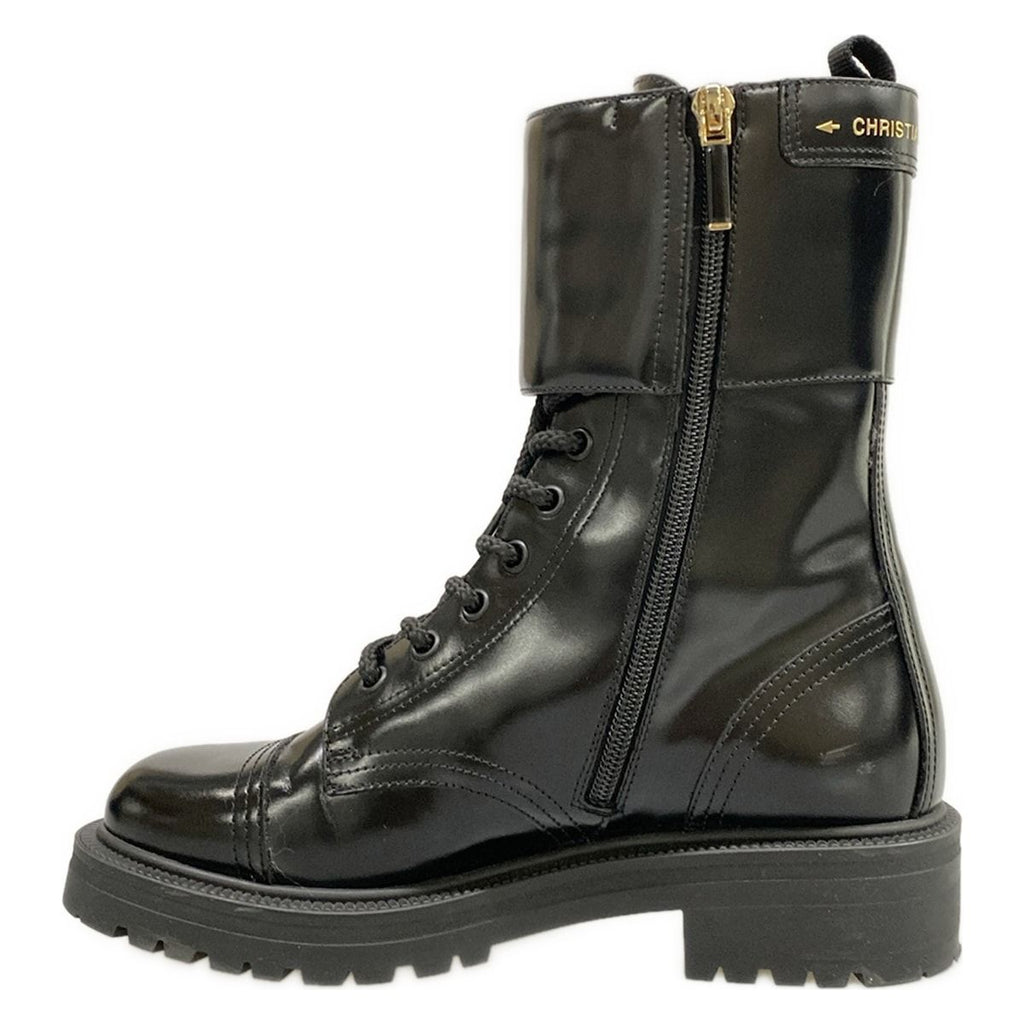 Dior Short Boots Black Pearl Leather — view 3
