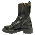 Dior Short Boots Black Pearl Leather — view 3