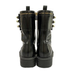 Dior Short Boots Black Pearl Leather — view 6