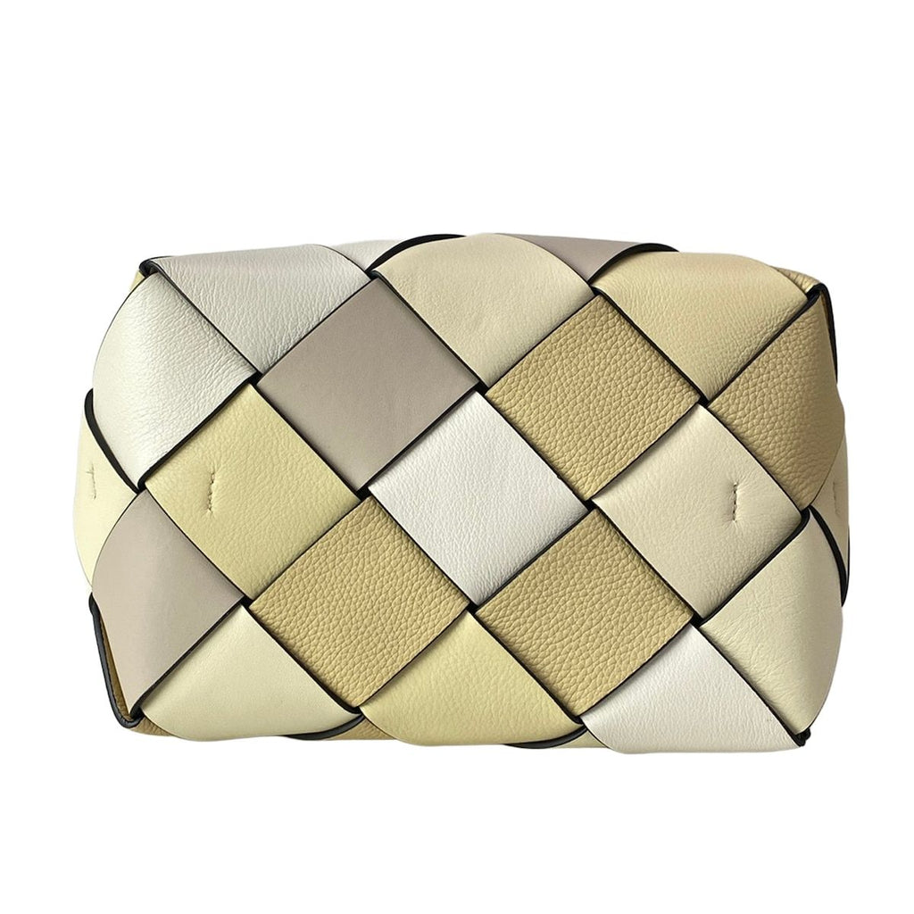 Loewe Tote Woven Basket Small Beige Ivory White Braid — view 5