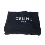 Celine Tote Big Small with Long Strap Black Leather — view 8