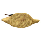 Loewe Tote Shell Basket Small Beige Dark Brown Leather — view 5
