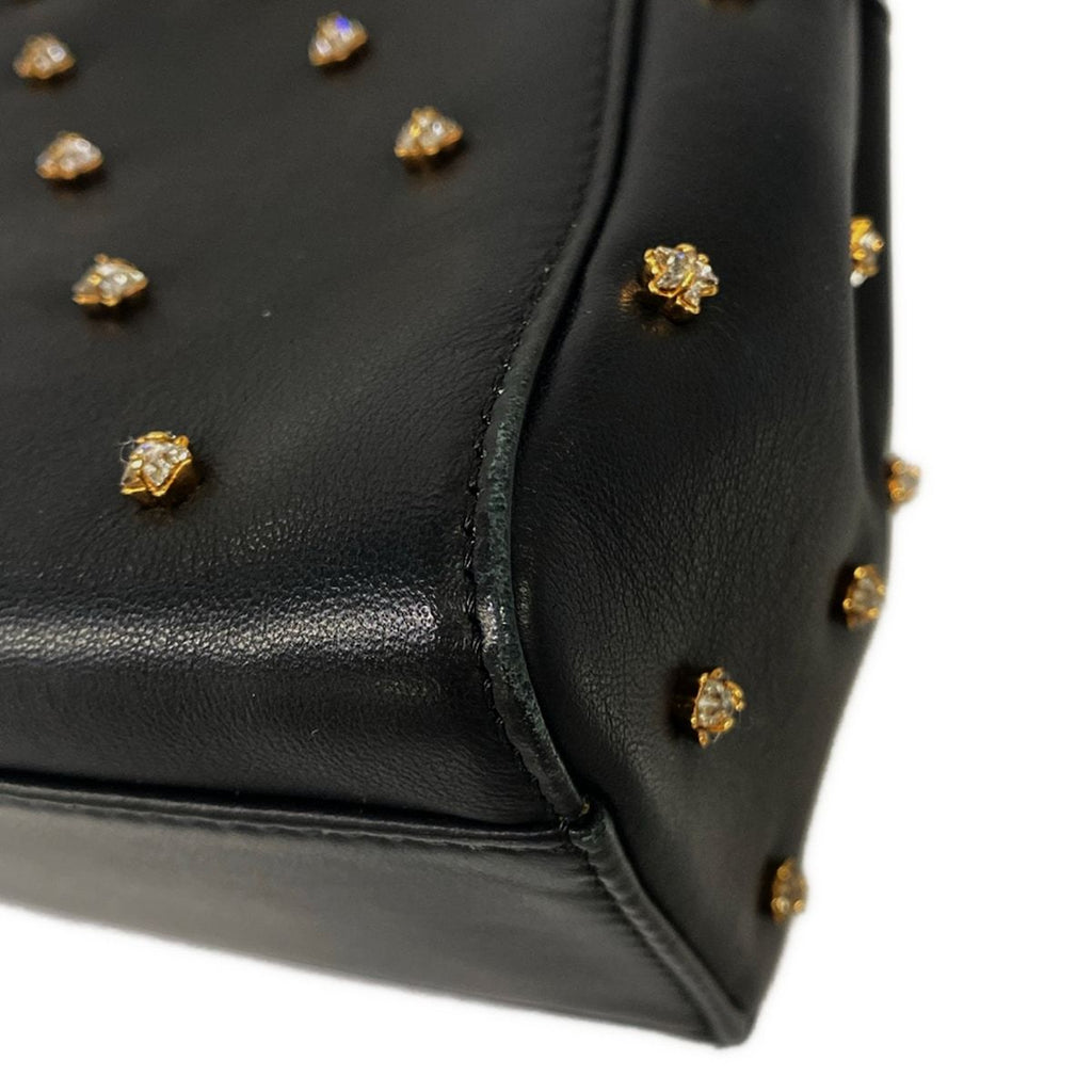 Fendi Handbag Peekaboo XS Black Gold Rhinestone Star — view 6